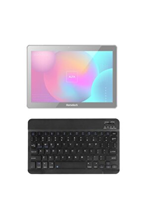 Hometech Alfa 10YC Uyumlu SwiftKey-BM 510 Siyah Kablosuz Bluetooth Tablet Klavyesi