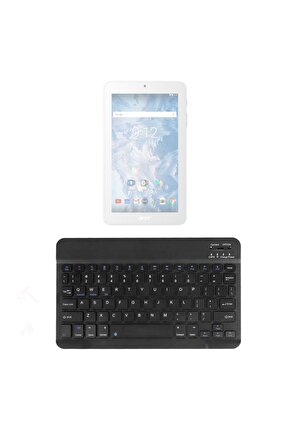 Acer Iconia One 7 Uyumlu SwiftKey-BM 510 Siyah Kablosuz Bluetooth Tablet Klavyesi