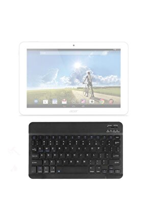 Acer Iconia A3-A20 Uyumlu SwiftKey-BM 510 Siyah Kablosuz Bluetooth Tablet Klavyesi