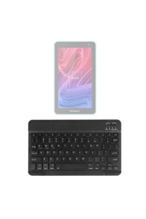 Hometech Alfa 7 MRC Uyumlu SwiftKey-BM 510 Siyah Kablosuz Bluetooth Tablet Klavyesi