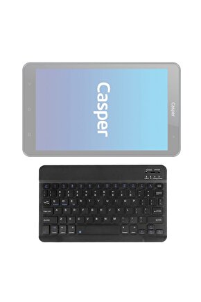 Casper S38 Uyumlu SwiftKey-BM 510 Siyah Kablosuz Bluetooth Tablet Klavyesi