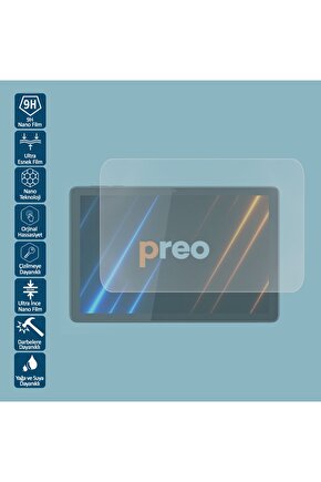 Preo PTAB T10 10.1 İnç Tablet Ekran Koruyucu Nano Film