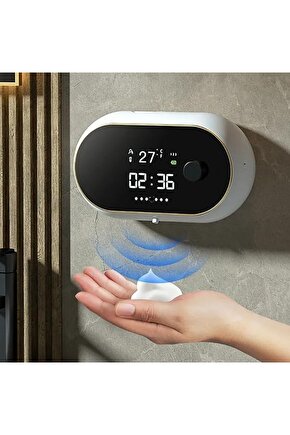 SmartWash Temp – LED Isı ve sat Göstergeli Temassız Köpük ve Sıvı Dispenseri