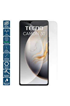 Tecno Spark 30 Mat Ekran Koruyucu Film