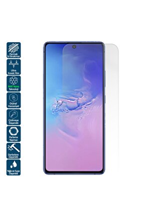 Samsung Galaxy S10 Lite Mat Ekran Koruyucu Film