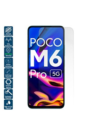 Poco M6 Pro Mat Ekran Koruyucu Film