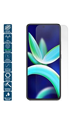 realme GT Neo 5 Mat Parmak İzi Bırakmayan Nano Ekran Koruyucu Film