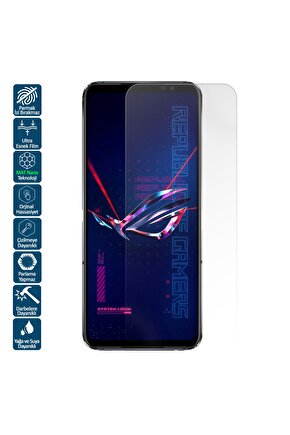 Asus ROG Phone 6 Pro Mat Parmak İzi Bırakmayan Nano Ekran Koruyucu Film