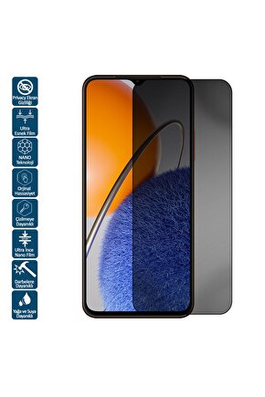 realme C30s Privacy Hayalet Nano Ekran Koruyucu Film