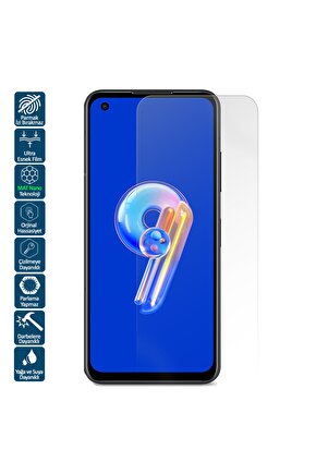 Asus Zenfone 9 Mat Parmak İzi Bırakmayan Nano Ekran Koruyucu Film