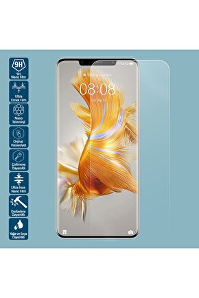 Huawei Mate 50 Ultra Şeffaf Nano Ekran Koruyucu Film