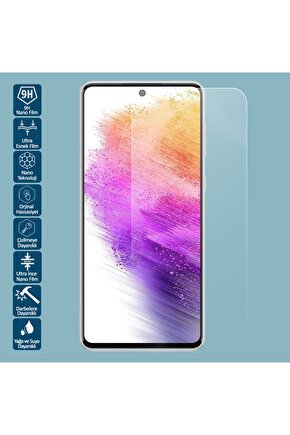 Samsung Galaxy A73 Ultra Şeffaf Nano Ekran Koruyucu Film