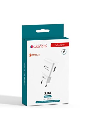 Hızlı Şarj 3.0 A Qualcomm Fast Adapter Usb Hızlı Telefon Ve Tablet Şarj Adaptörü