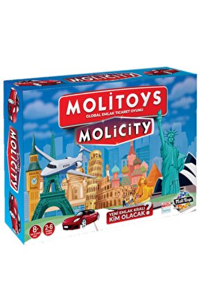 Molitoys Molicity Emlak Ticareti Oyunu Molipoly Oyunu Dünya Ticareti Oyunu