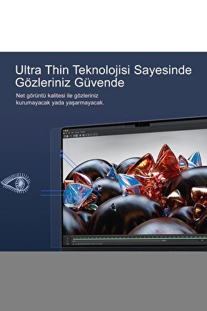 Lenovo Thinkpad P15s 20t4003dtx 15.6 Inç Uyumlu Notebook Premium Ekran Koruyucu Nano Cam