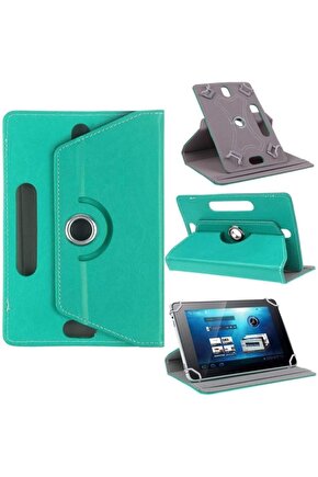 Piranha Go 4 Tab 7.0 Uyumlu 7 Inç Üniversal Stand Olabilen Dönerli Tablet Kılıfı