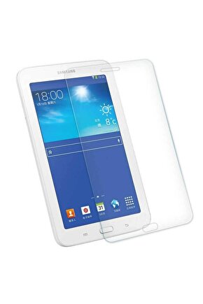 Samsung Galaxy Tab 3 T110 Uyumlu Temperli Kırılmaz Tablet Cam Ekran Koruyucu