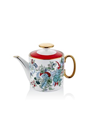 Scarlet Porselen Demlik Teapot Çaydanlık