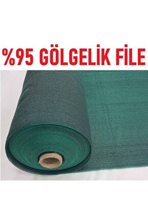 Abdioğulları %95 Gölgelik File 1,5m X 60m Bahçe Çit Örtüsü Meyve Ağacı Örtüsü