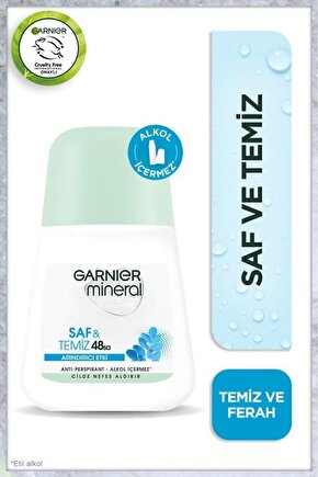 Mineral Saf Ve Temiz Kadın Roll-on Deodorant 3600542035149