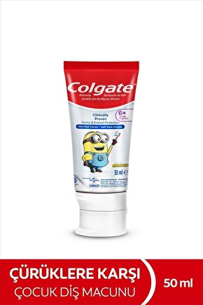 Minions Çürüklere Karşı Etkili Çocuk Diş Macunu 50 ml