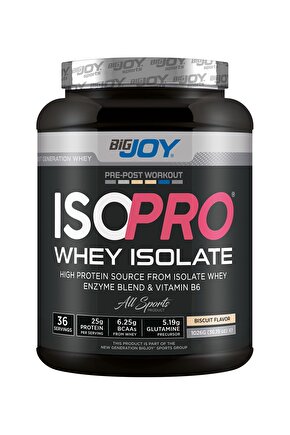 BigJoy ISOPRO Isolate Protein 1028 gr BİSKÜVİ AROMALI