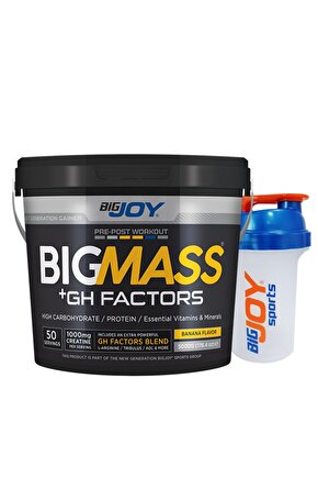 Bigmass Gh Factors Mass Gainer 5 Kg Muz Karbonhidrat Tozu High Carbonhidrate&protein&vitamins