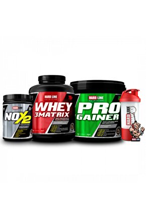 Whey 3 Matrix 2300 gr Çikolata Progainer 5000 gr Çikolata Nox 2 Kombinasyonu