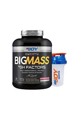 Bigmass Ghfactors Mass Gainer 3 Kg Çilek Aroma Karbonhidrat Tozu High Carbonhidrate&protein&vitamins