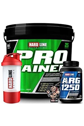 Progainer 5000 gr Arginine Arg 120 Kapsül Karbonhidrat Shaker Anahtarlık