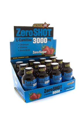 Çilek Aromalı L Karnitin 12×60 ml 3000 Mg L- Carnitine