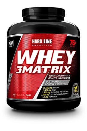 Whey 3 Matrix Muz Muzlu 2300 gr Protein Tozu Bcaa Aminoasit