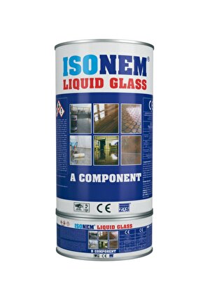 Lıquıd Glass (sıvı Cam) Fayans Seramik Balkon Için Şeffaf Su Yalıtım Malzemesi 4 Kg