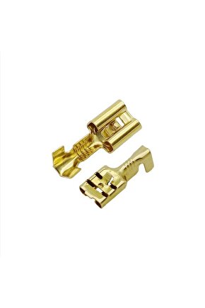 10 Adet Sf1d Izolesiz Dişi Fiş Terminal Soket Kablo Ucu Metali 4.8mm Klemens