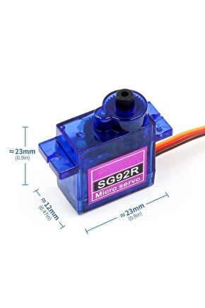 Sg92r 2.5kg 4.8v Mikro Servo Motor Rc Uçak, Rc Araba