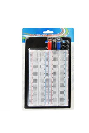 Büyük 1660 Pin 2 Li Breadboard - 1660 Pin - Metal Alt Yüzey