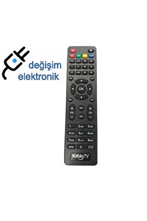 Kablo Tv 8980 Hd Uydu Orjinal Kumandası