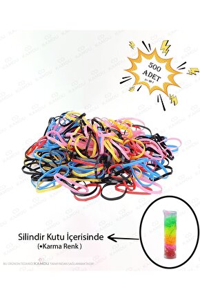 Saç Örgü Tokası 2 Paket, Lastik Toka, Çok Tokası, Kutulu Lastik Toka