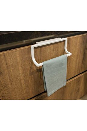 TOWEL HANGER Dolap Kapağına asılabilen havluluk, havlu askısı BEYAZ