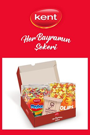 Meybon Mini Meyveli & Olips Limon Portakal Kavanoz Bayram Şekeri- Türk Kahvesi Hediyeli