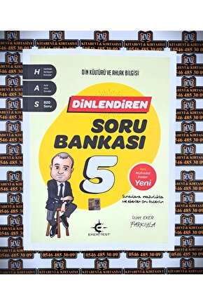 Eker Test 5.Sınıf Din Kültürü Dinlendiren Soru Bankası (Yeni Müfredat)