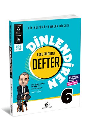 Eker Test 6 Sınıf Din Kültürü Dinlendiren Defter