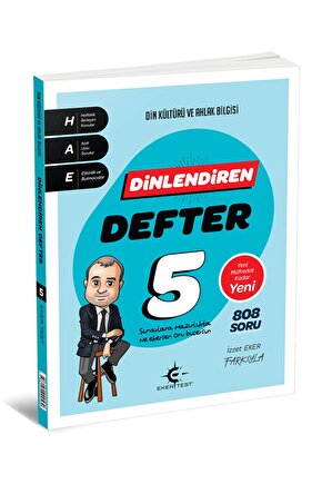 Eker Test 5 Sınıf Din Kültürü Dinlendiren Defter