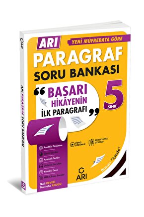 ARI YAYINCILIK 5.SINIF PARAGRAF SORU BANKASI YENİ