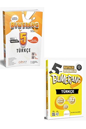 5.SINIF YENI BUMERANG ETKINLIKLI TÜRKÇE + 5.SINIF BUMERANG 32 HAFTALIK TÜRKÇE DENEMELERI