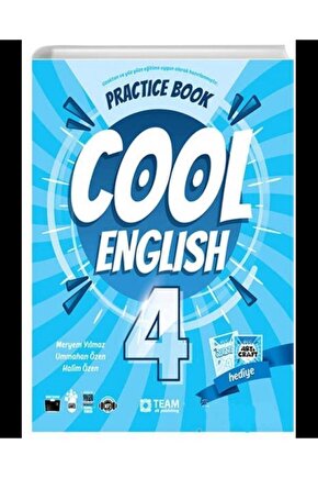 Team Cool English 4. Sınıf Practice Book (cool Art&craft 4 +quızzes) 2022