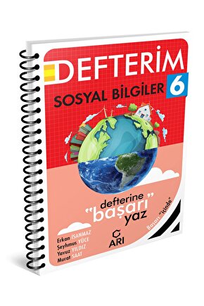 Arı Yayınları 6. Sınıf Sosyal Bilgiler Defterim 2025 GÜNCEL BASKI