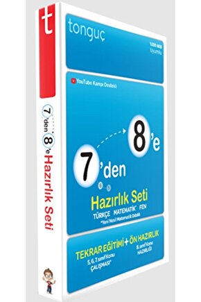 7den 8e Hazırlık Seti  Kolektif  Tonguç Akademi  8684278661105