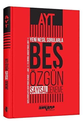 Ankara Yayınları Ayt Yeni Nesil Sorularla Sayısal 2020 Meb 5 Özgün Deneme