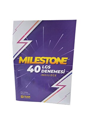 Milestone 40 Lgs Denemesi Ingilizce